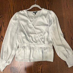 Express mint green blouse